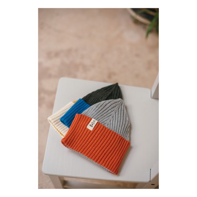 Cappello in maglia di cotone biologico Orion | Rosso