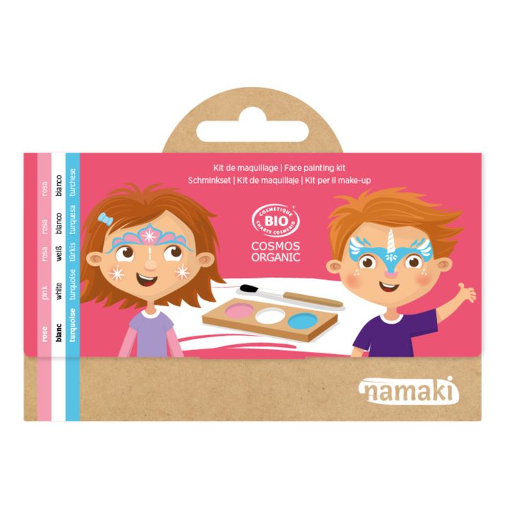 Namaki - Kit de maquillage 3 fards Princesse & Licorne - Rose