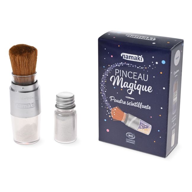 Magic brush and shimmering powder | Silver