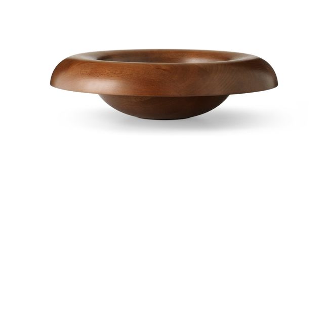 Bol décoratif rond en bois  | Brown