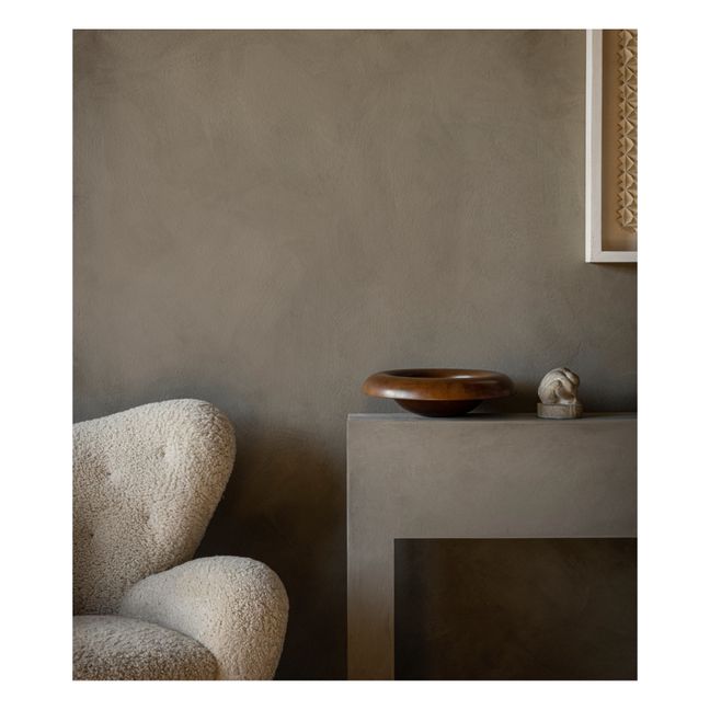 Bol décoratif rond en bois  | Brown
