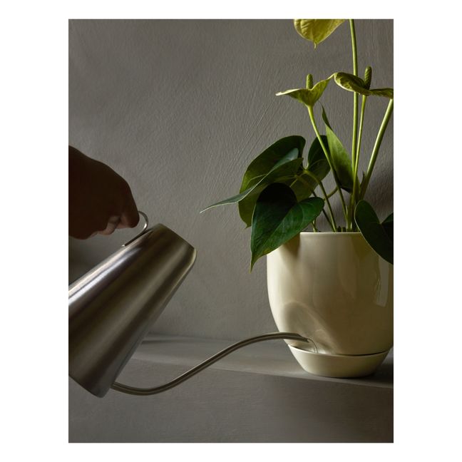 Cache pot Hydrous en céramique  | Beige