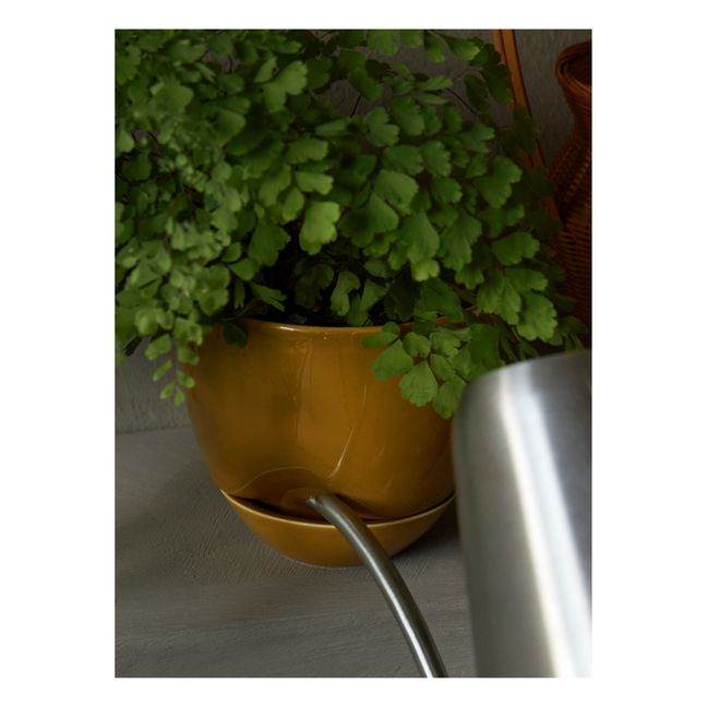 Cache pot Hydrous en céramique  | Giallo