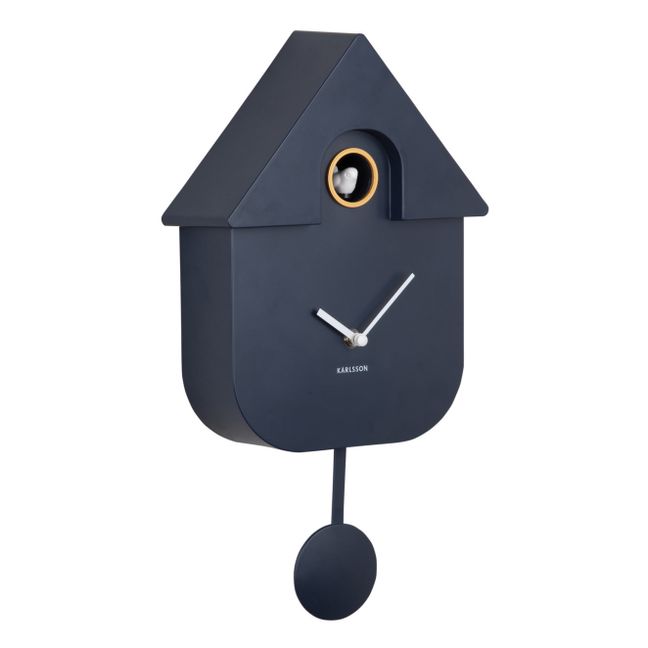 Modern Cuckoo pendulum clock | Blue