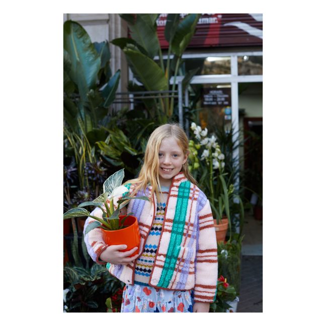 Helo Fur Jacket | Ecru