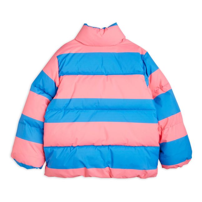 Doudoune Polyester Recyclé Rayée | Rosa