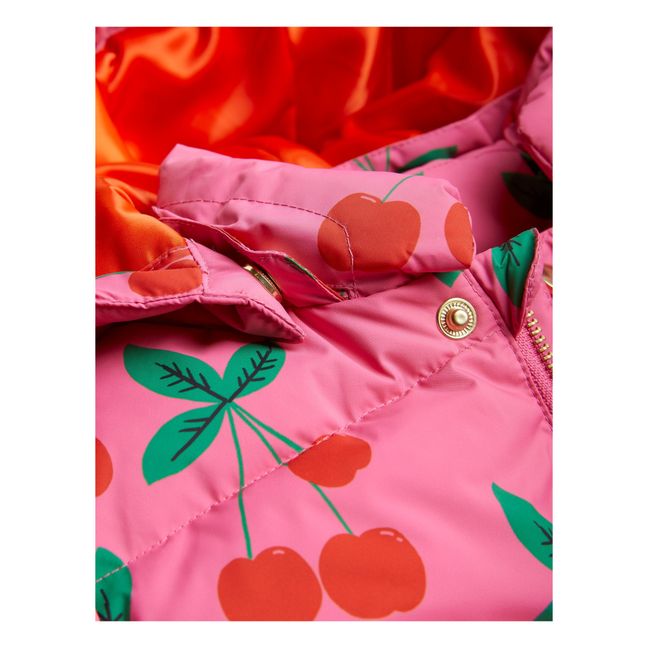 Doudoune Polyester Recyclé Cerise | Rosa