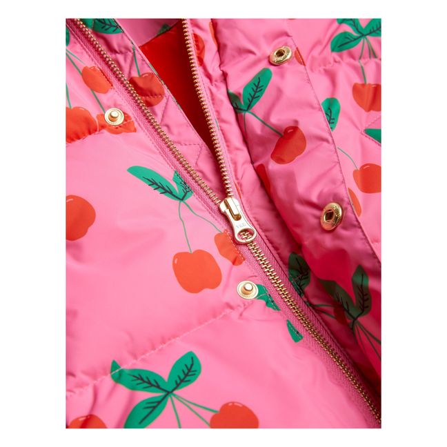 Doudoune Polyester Recyclé Cerise | Rosa