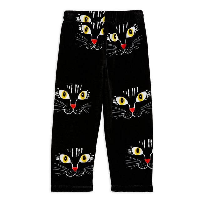 Pantalon Velours Bio Chat | Noir