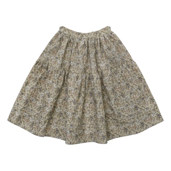 Jupe Velours Milleraies Odelia | Beige