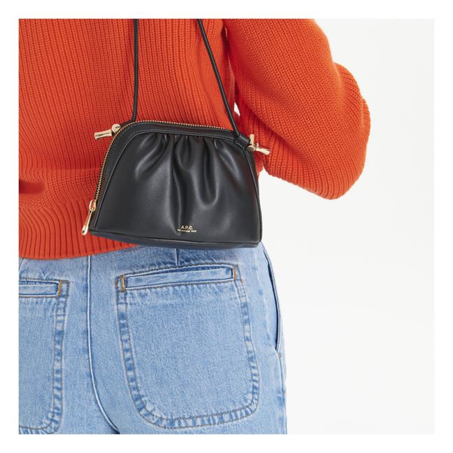 Borsa Ninon Small in pelle liscia | Nero