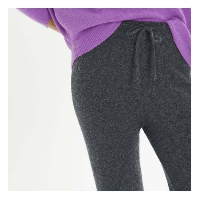 Damsville Wool Sweatpants | Charbon Chiné