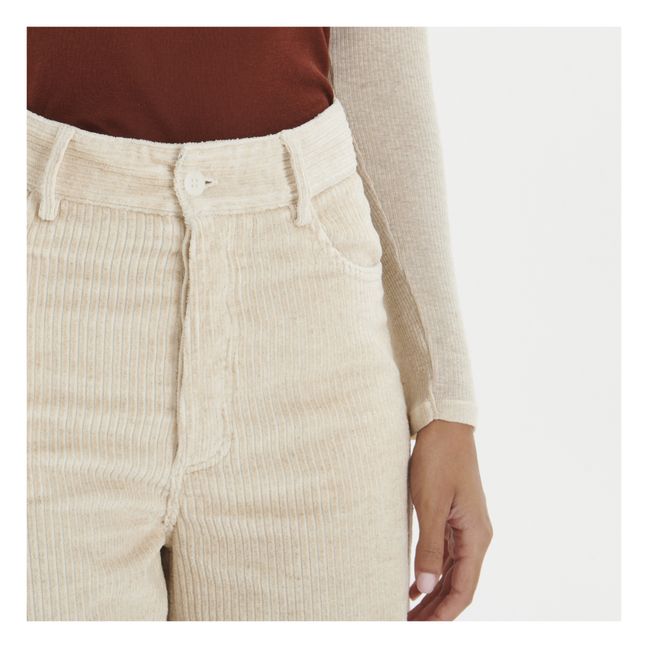Pantaloni Navalo in velluto a costine | Ecru