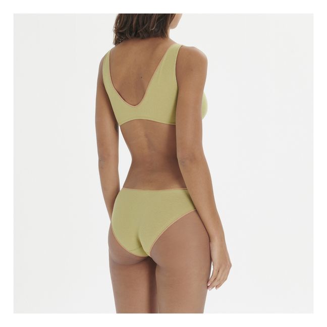 Culotte Côtelée Pam Coton Bio | Vert pâle