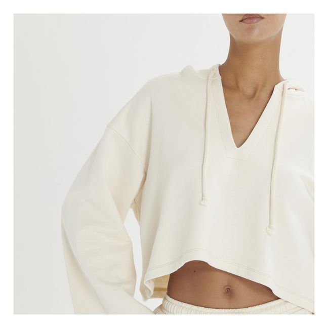 Ordu Organic Cotton Sweatshirt | Ecru