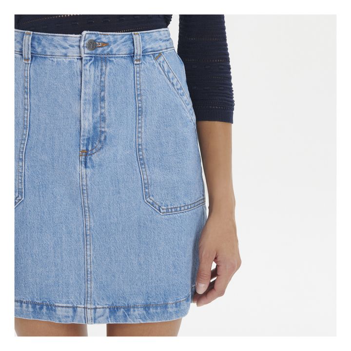 Lea skirt | Azzurro- Immagine del prodotto n°3
