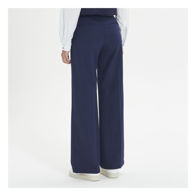 Pantalon Laine Froide | Bleu marine