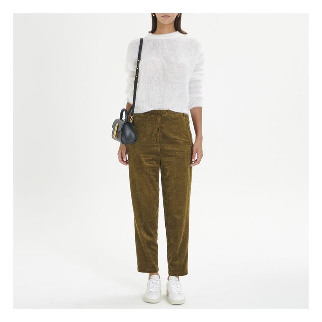 Pull Mohair | Blanc optique