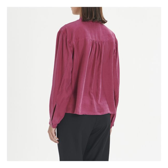 Blusa de seda | Burdeos