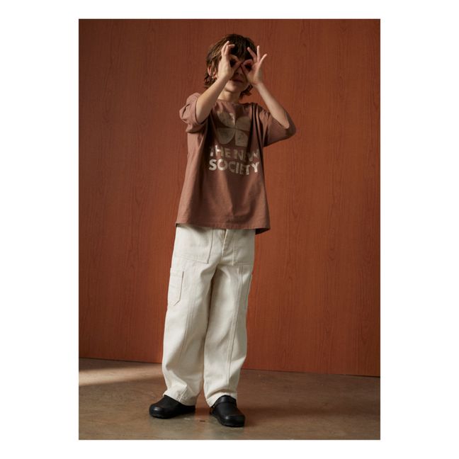 T-Shirt Amara Oversized Coton Responsable | Marron