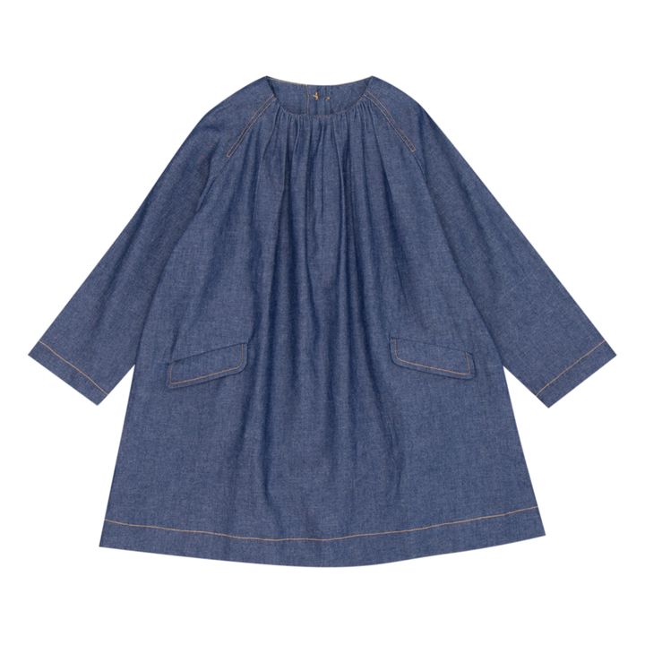 Caramel - Malika Denim Dress - Denim brut | Smallable