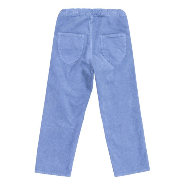 Pantaloni in velluto Milleraies Erodium | Blu