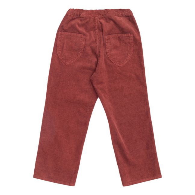 Pantaloni in velluto Milleraies Erodium | Ruggine