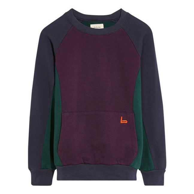 Sweat Colorblock Fortino | Bleu marine