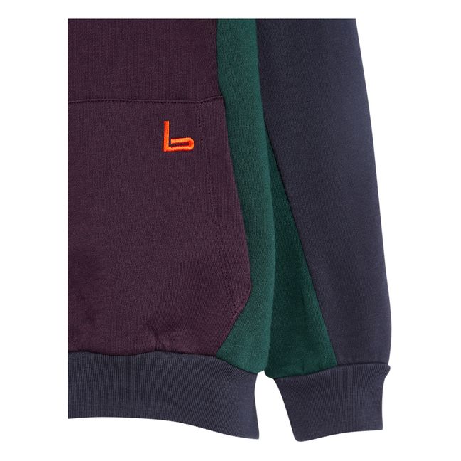 Sweat Colorblock Fortino | Bleu marine