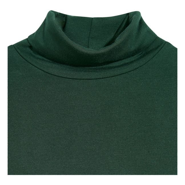 Cuello alto liso Velfie | Verde Oscuro