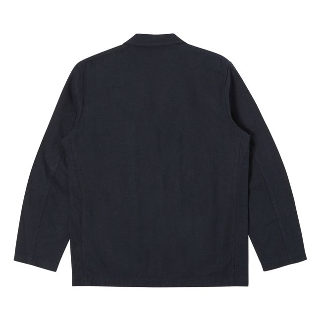 Veta Recycled Cotton Blazer Jacket | Navy blue