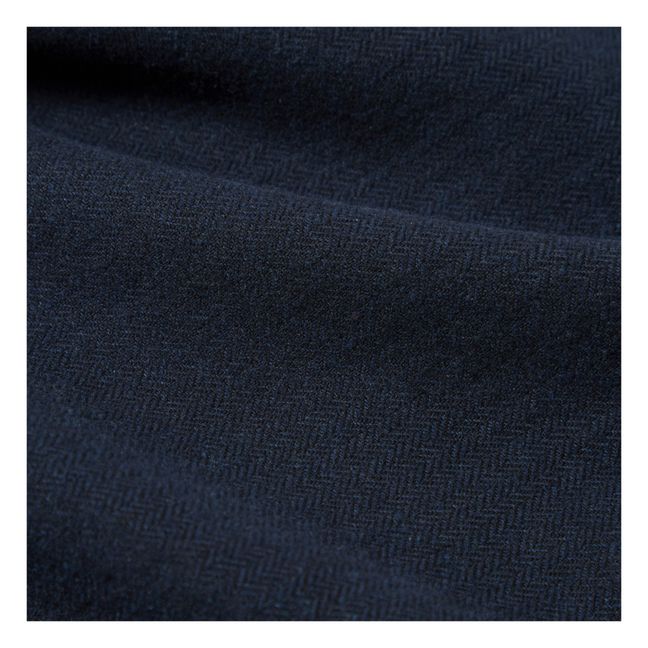 Pantalon Veta Military Coton Recyclé | Blu marino