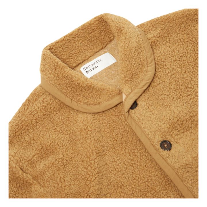 Universal Works - Lancaster Curly effect jacket - Sand | Smallable