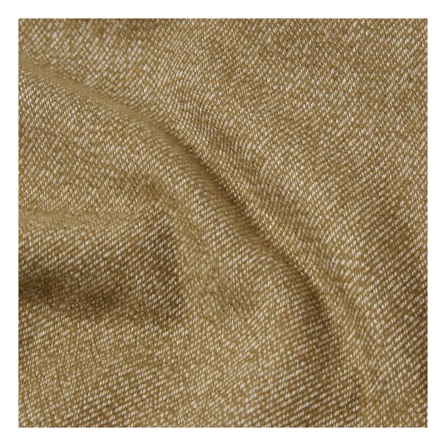 Chemise Carreaux Work Laine Recyclée | Camel