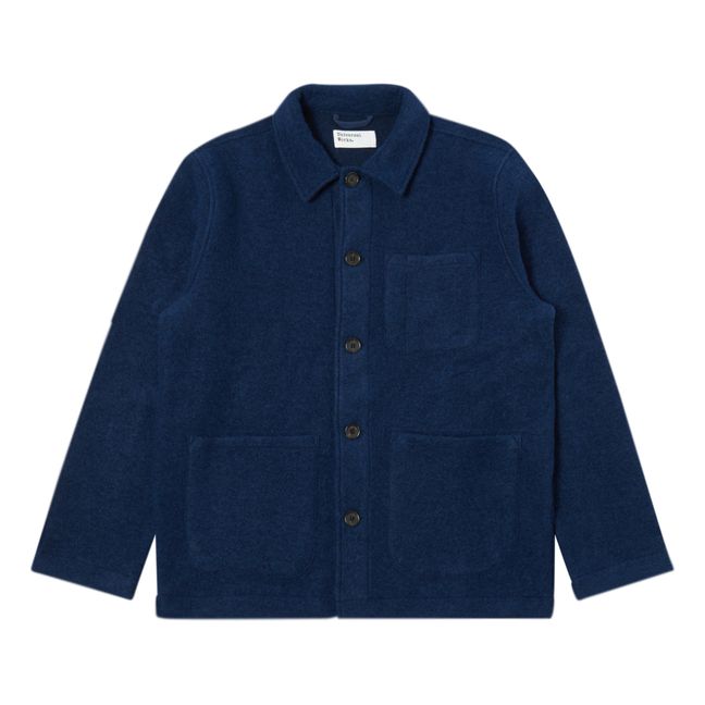 Field Wool Jacket | Indigo blue