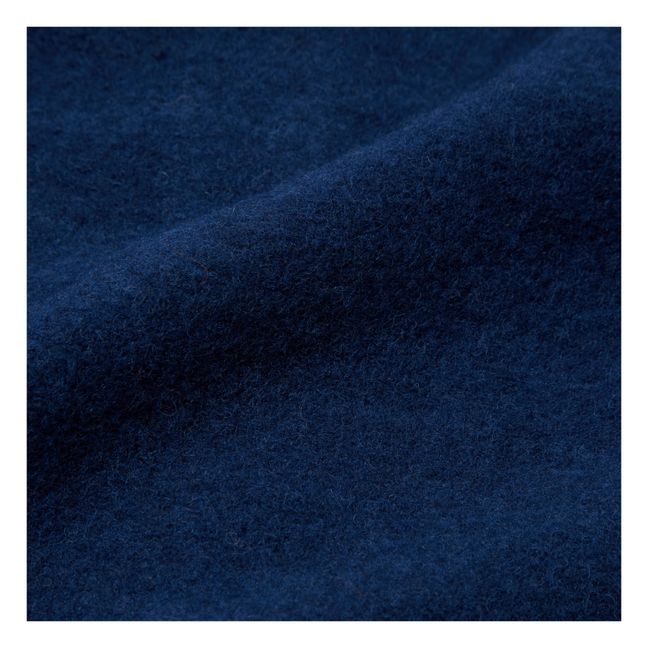 Veste Field Laine | Bleu indigo
