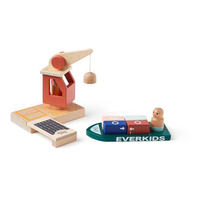 Porte-container en bois