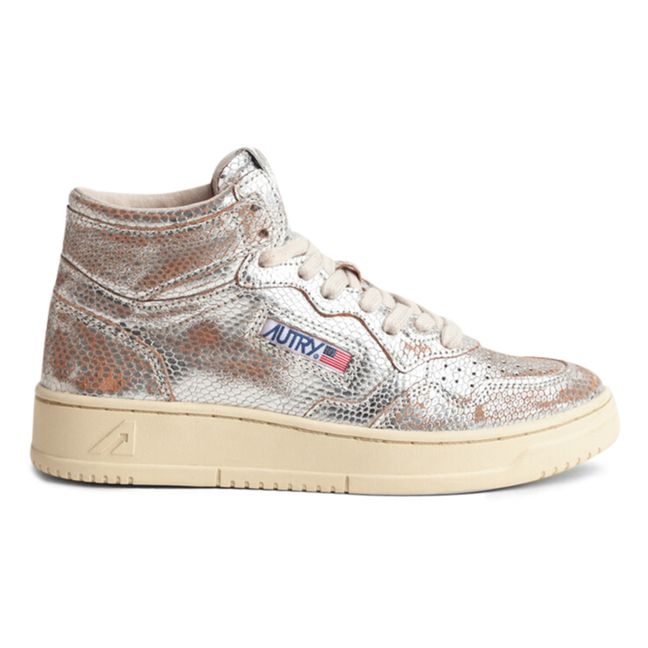 Scarpe da ginnastica Medalist Mid Snake Metal | Argento
