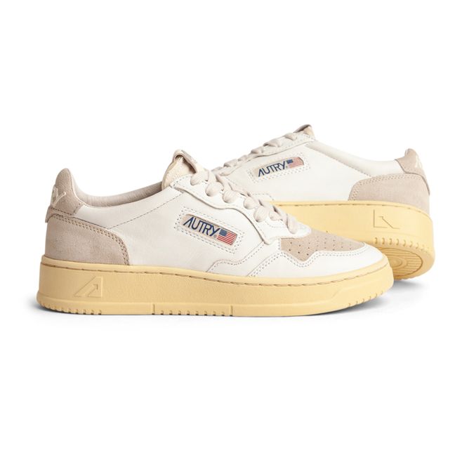 Medalist Low Suede/Leather Sneakers | Sand