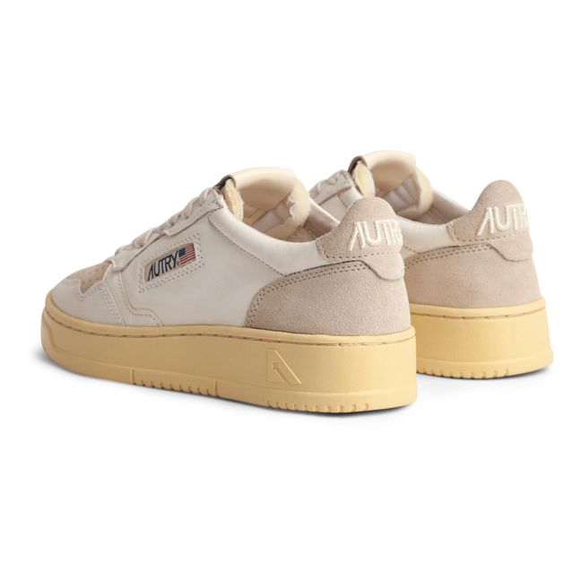 Medalist Low Suede/Leather Sneakers | Sand