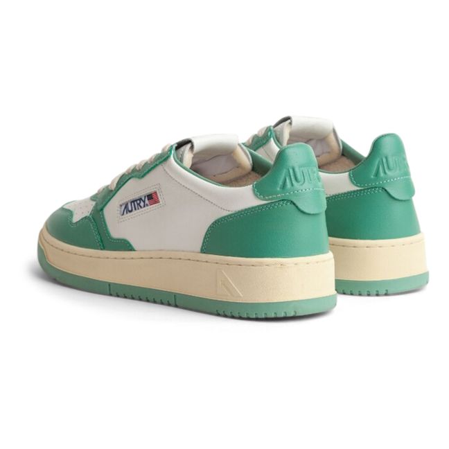 Medalist Low Bicolour Sneakers | Turquoise