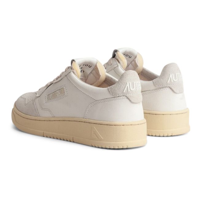Scarpe da ginnastica Open Low in pelle/scamosciate | Bianco