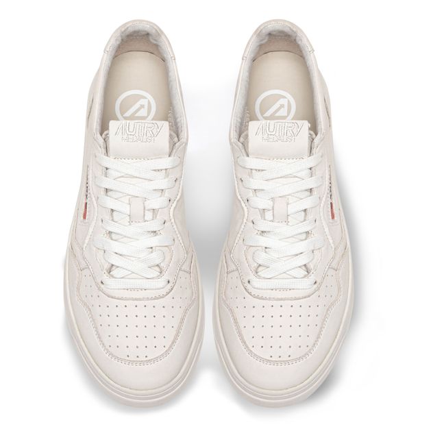 Scarpe da ginnastica Medalist Low in pelle di capra | Bianco