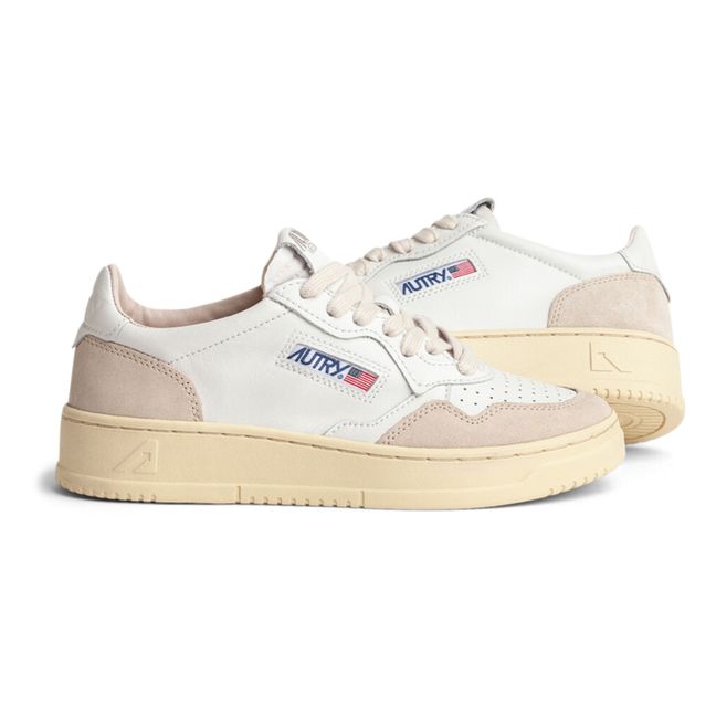 Baskets Medalist Low Cuir/Suède | Blanc
