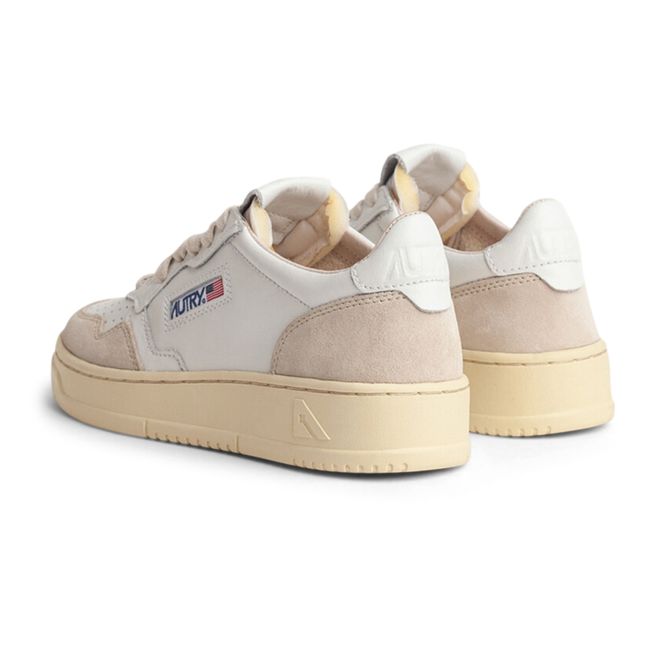 Baskets Medalist Low Cuir/Suède | Blanc