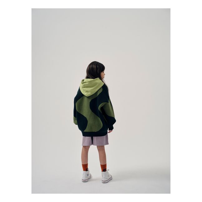 Cardigan Jacquard | Vert