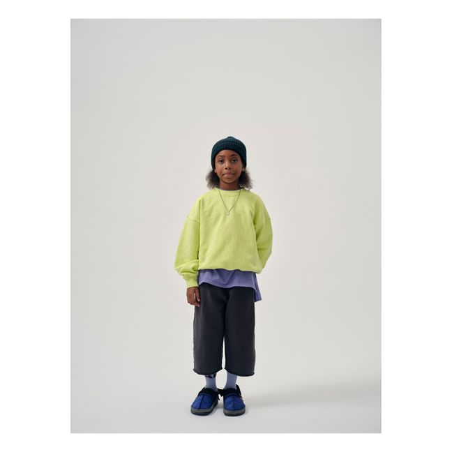 Joggers rectos de algodón orgánico | Negro