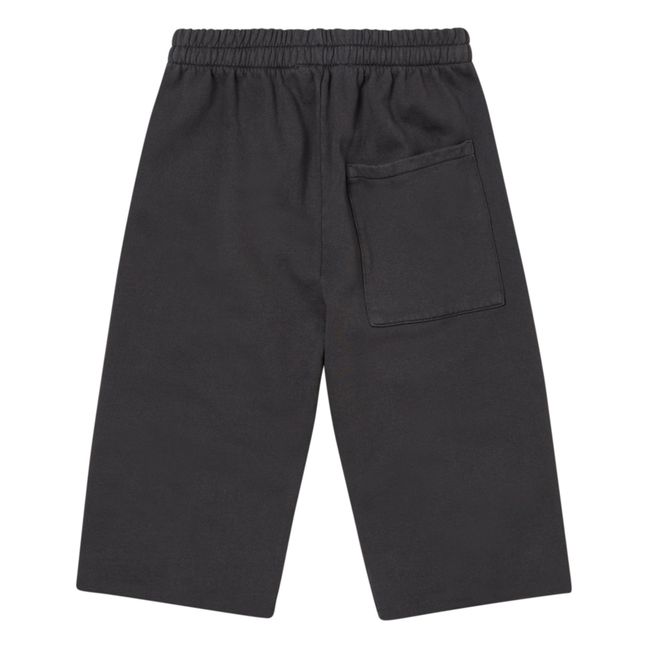 Joggers rectos de algodón orgánico | Negro