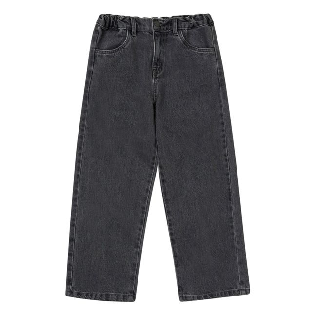 Jeans Loose in cotone organico | Denim nero
