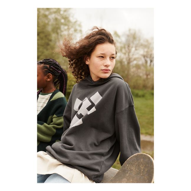 Hoodie Phantom Coton Bio | Noir